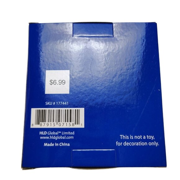 Silver Plated Stocking Ornament With Monogram Initial A Faux Fur Trimmed Accent - Picture 2 of 2